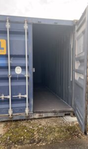 Location stockage garde meuble box container 14m2 proche Rouen A28 A29 accessibles facilement en voiture ou camionnette sans engagement de durée entreposage meubles boxes conteneurs conteneur containers conteners neufchâtel en bray